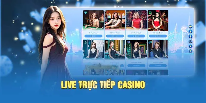 Phòng live với nhiều tính năng hiện đại